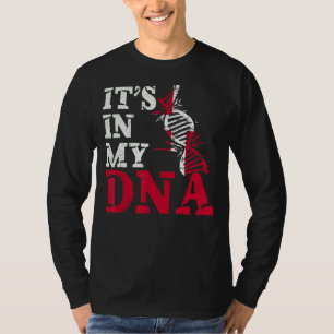 Denemarken is in mijn dna - Deense vlag dans T-shirt