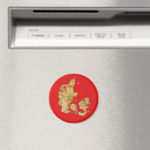 Denemarken Kaart Magneet (Insitu (Vaatwasser))