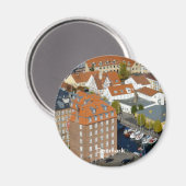 Denemarken koelkast magnet magneet (Voorkant / Achterkant)