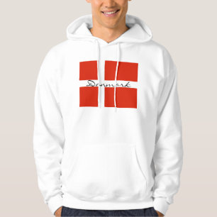 Denemarken met Dannebrog Hoodie