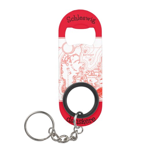 " Denemarken" Mini Flessenopener (Voorkant)