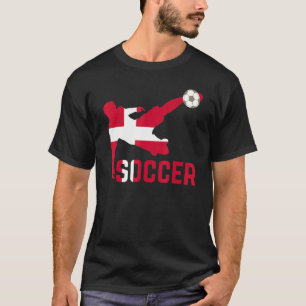 Denemarken Nationale Voetnoot Voetbal Denemarken T-shirt