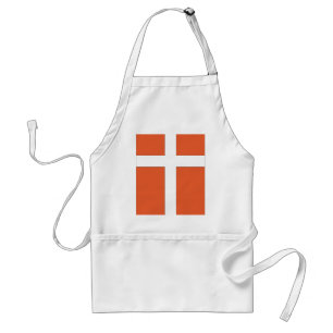 Denemarken of Deense vlag Standaard Schort