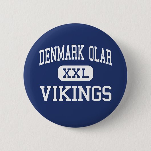 Denemarken Olar - Vikings - High - Denemarken Ronde Button 5,7 Cm (Voorkant)