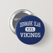 Denemarken Olar - Vikings - High - Denemarken Ronde Button 5,7 Cm (Voorkant /achterkant)