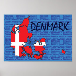 Denemarken Poster