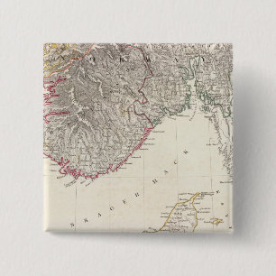 Denemarken, punt Noorwegen Vierkante Button 5,1 Cm