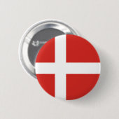 Denemarken Ronde Button 5,7 Cm (Voorkant /achterkant)