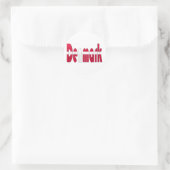 Denemarken Ronde Sticker (Tas)