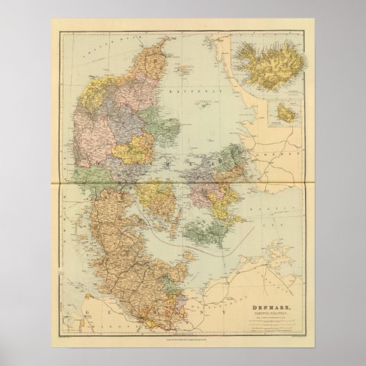 Denemarken, Sleeswijk, Holstein Poster (Voorkant)