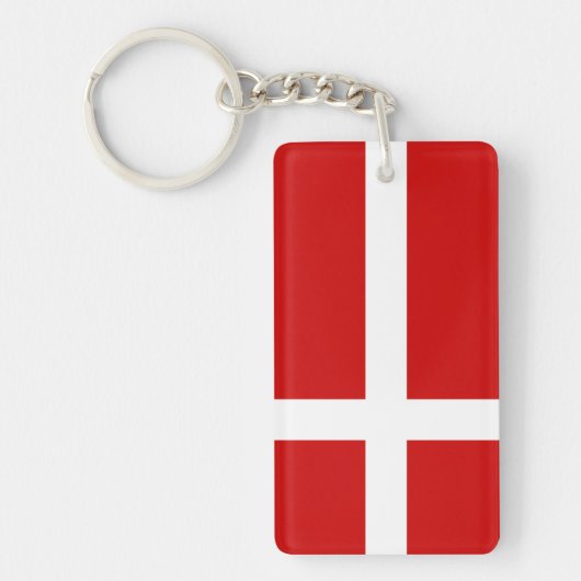Denemarken Sleutelhanger (Voorkant)