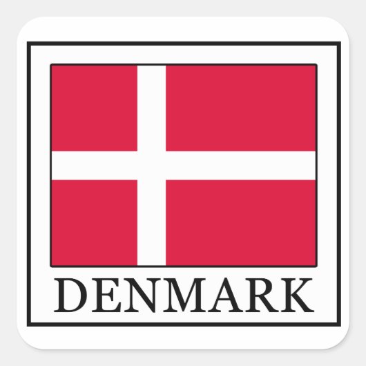 Denemarken sticker (Voorkant)