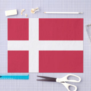 Denemarken tissuepapier, Deense Vlag tissuepapier
