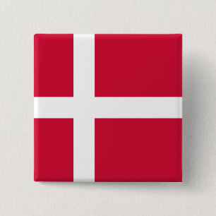 denemarken vierkante button 5,1 cm