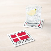 Denemarken Vierkante Kartonnen Onderzetter (Insitu)