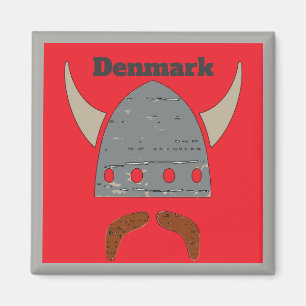 Denemarken, Viking Head Magneet