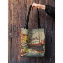Denemarken Vintage Travel Poster aanpasbaar