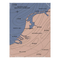 Denemarken Vintage Weersvoorspelling