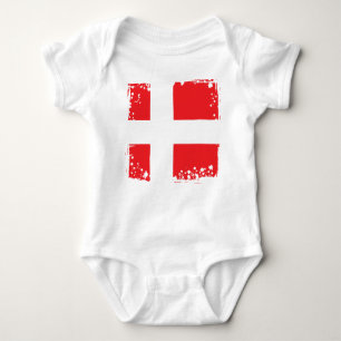 Denemarken Vlag, Deens Baby Romper
