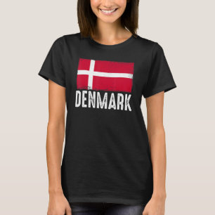 Denemarken Vlag Deens voetbalteam Football Soccer T-shirt