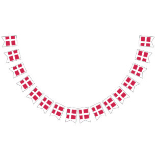 Denemarken-vlag Emblem Vlaggetjes