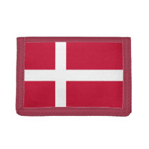 Denemarken vlag TriFold Nylon Wallet
