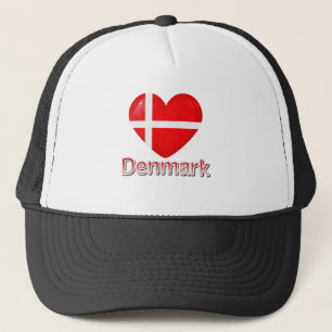 Denemarken Vlag Uitknip Trucker Pet