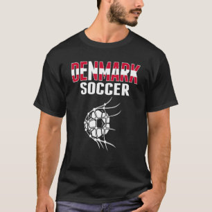Denemarken Voetbal in netto - golezen Denemarken F T-shirt