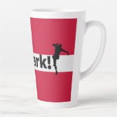 Denemarken voetbal latte mok (Rechts)