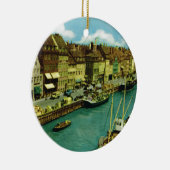 Denemarken, waterfront Kopenhagen Keramisch Ornament (Rechts)