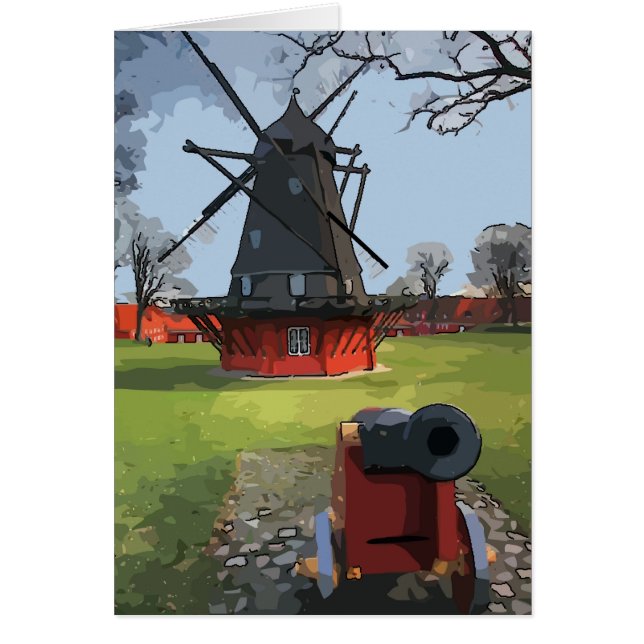 Denemarken, windmolen (Voorkant)