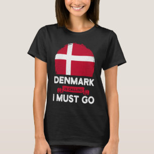 Denemarken zegt dat ik moet gaan naar het Deense v T-shirt