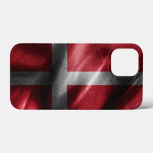 Denemarken zijden vlag iPhone 13 mini hoesje