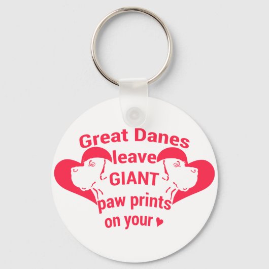 Denen, grote prints sleutelhanger (Voorkant)