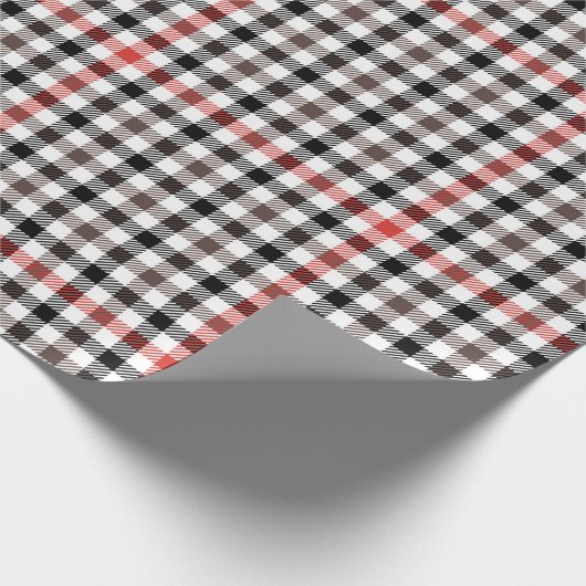 Denholm Estate Check Pattern Scottish Play Cadeaupapier (Hoek)