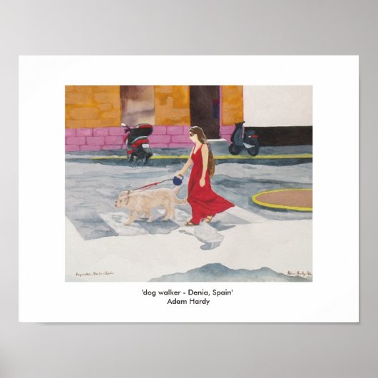 Denia, Spanje kunst Poster (Voorkant)