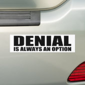 Denial Bumpersticker (Op auto)
