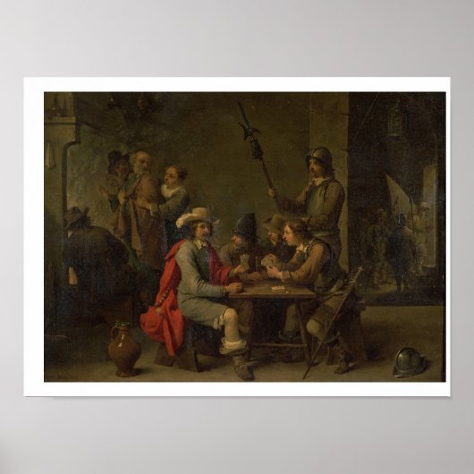 Denial of St. Peter, 1646 (olie op canvas) Poster (Voorkant)