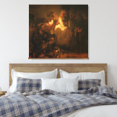 Denial of St. Peter, 1660 (olie op canvas) Canvas Afdruk (Insitu (Slaapkamer))