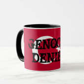 Deniers Mug du génocide (Devant gauche)