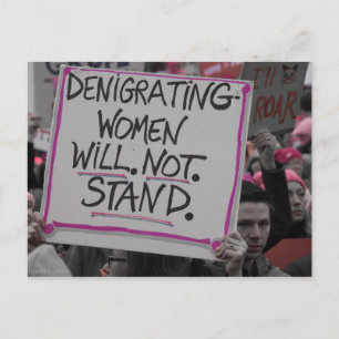 Deniging vrouwen zal geen Briefkaart zijn