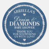 Denim and Diamonds Sticker (Voorkant)