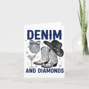 Denim And Diamonds Westerse Dameslaarzen Spijkerbr Kaart
