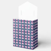 Denim and Stropdas Dyed Hearts Favor Box Bedankdoosjes (Geopend)