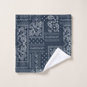 Denim Bandanna Quilt Bad Handdoek (Wasdoekje)