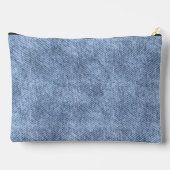 Denim Blauw Denim Patroon Etui (Achterkant)