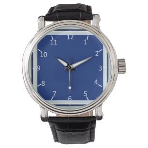 Denim blauw horloge