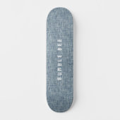 denim blauw spijkerbroek look skateboard (Voorkant)