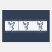 Denim Blue  Bustier Inpakpapier Vel (Voorkant)