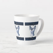 Denim Blue  Bustier Latte Mok (Rechterhoek)